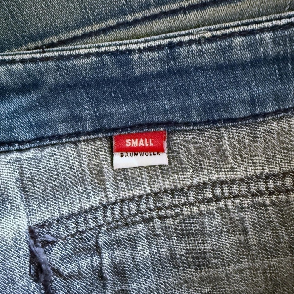Y2K Miss Sixty Denim Mini Skirt with Zipper Size S - Picture 5 of 6